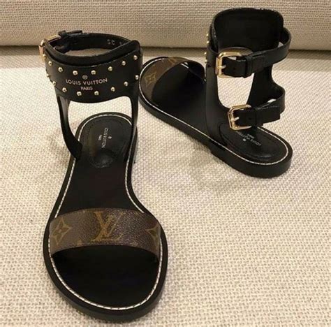 lv gladiator sandals|louis vuitton sandals real.